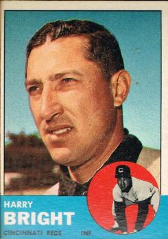 1963 Topps Baseball Cards      304     Harry Bright